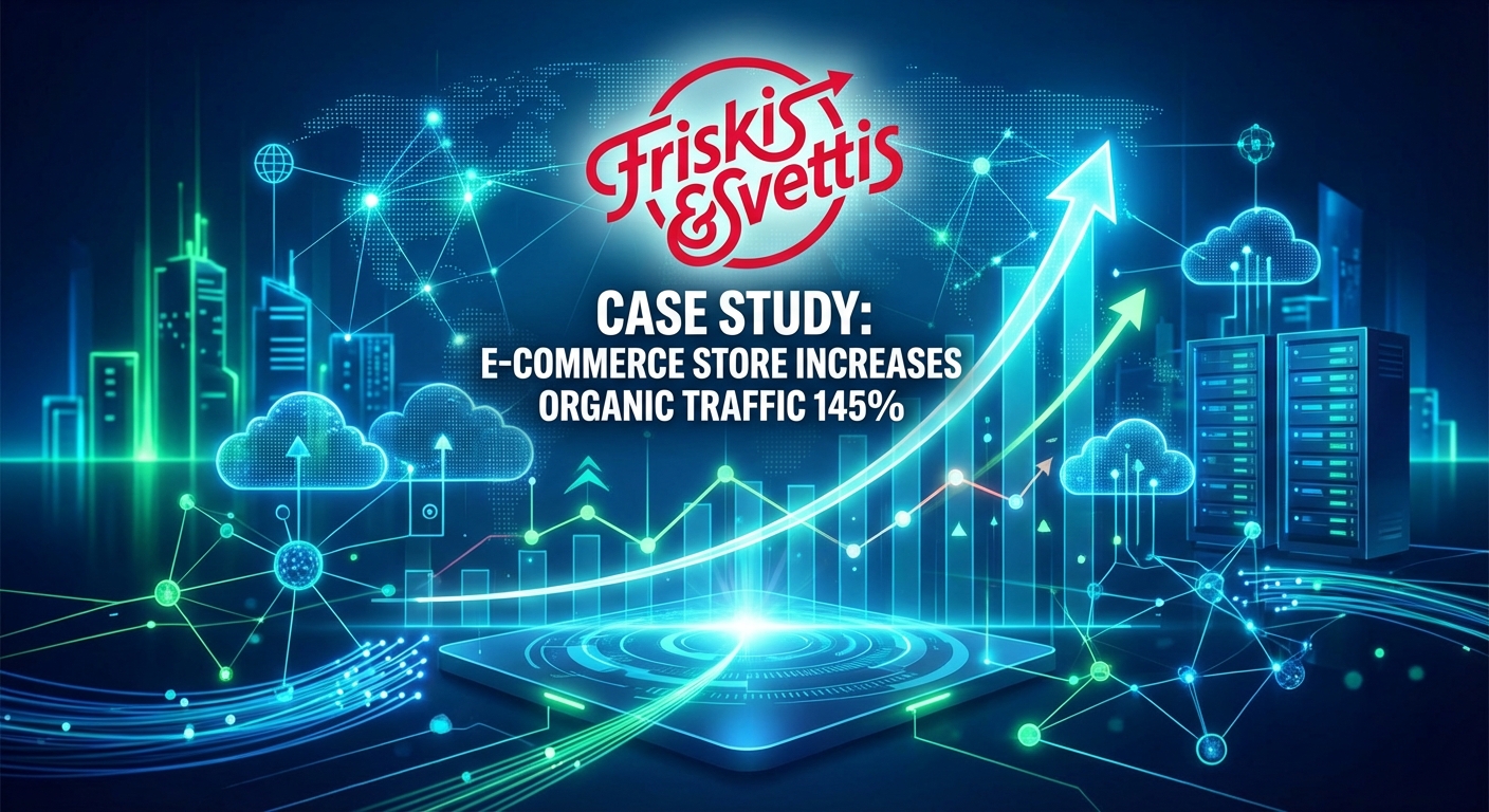 Case Study: E-Commerce Store Increases Organic Traffic 145%